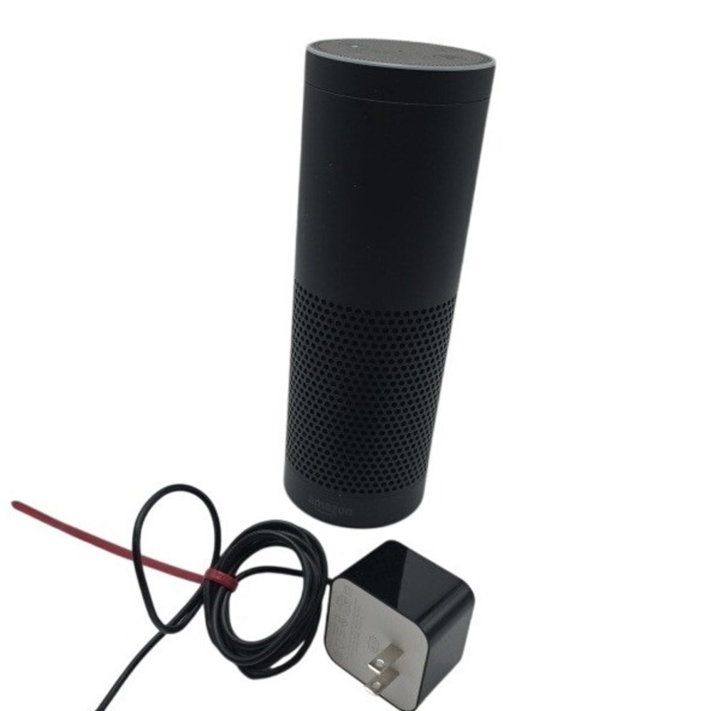 Amazon Echo 1st Generation Smart Speaker Black Alexa SK705DI with Power Adapter